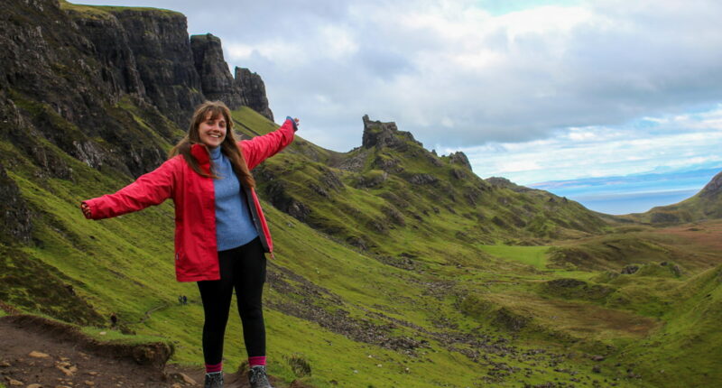 Melanie from the Absolute Escapes team at The Quiraing, Isle of Skye