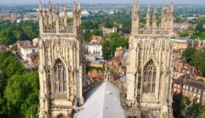 View from the tower climb at York Minster (credit - Charlotte Ballantyne)