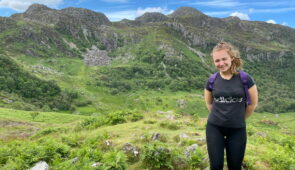 Kate from the Absolute Escapes team in Snowdonia National Park (credit - Kate Brown)