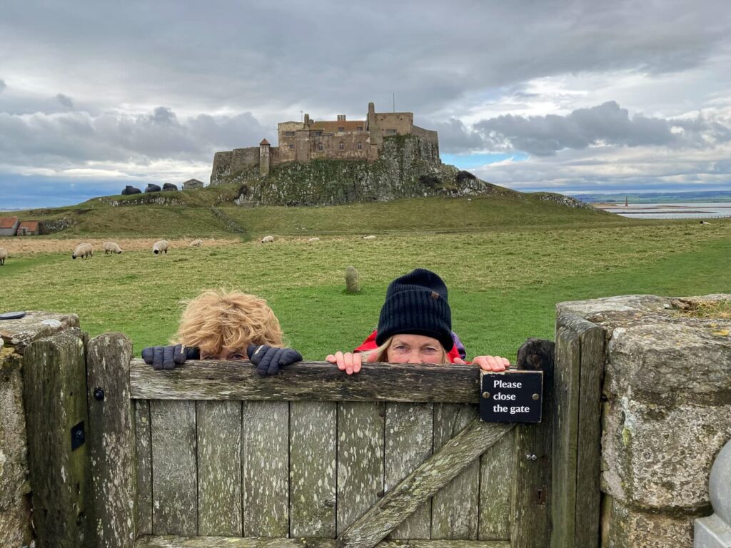 Lindisfarne Castle at the end of St Cuthbert's Way