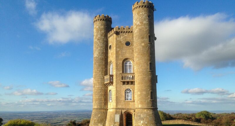 Broadway Tower, the 2nd highest point of the Cotswolds