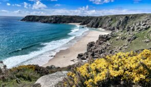 Cornish coast between Penzance and Padstow