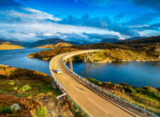 Kylesku Bridge in Scotland