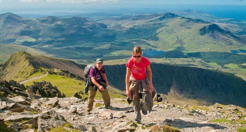 Near summit of Snowdon (Yr Wyddfa), Snowdonia