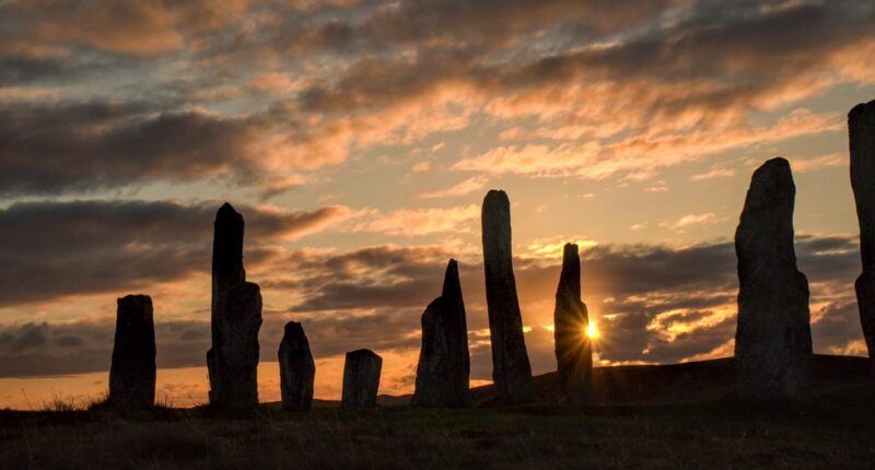 Sunset at the Callanish Standing Stones, Isle of Lewis