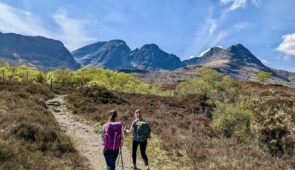 Walking into the Cuillins, Isle of Skye