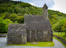 Glendalough monastic settlement founded in the 6th century by St Kevin