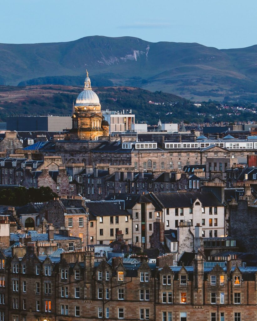 Edinburgh's Old Town from Calton Hill