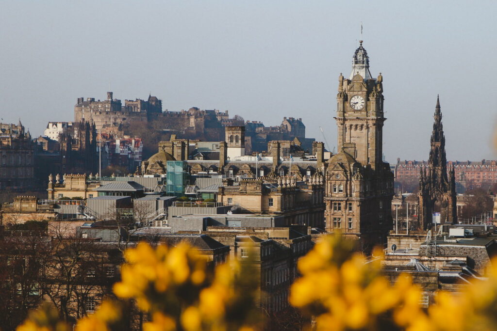 Edinburgh skyline from Calton Hill