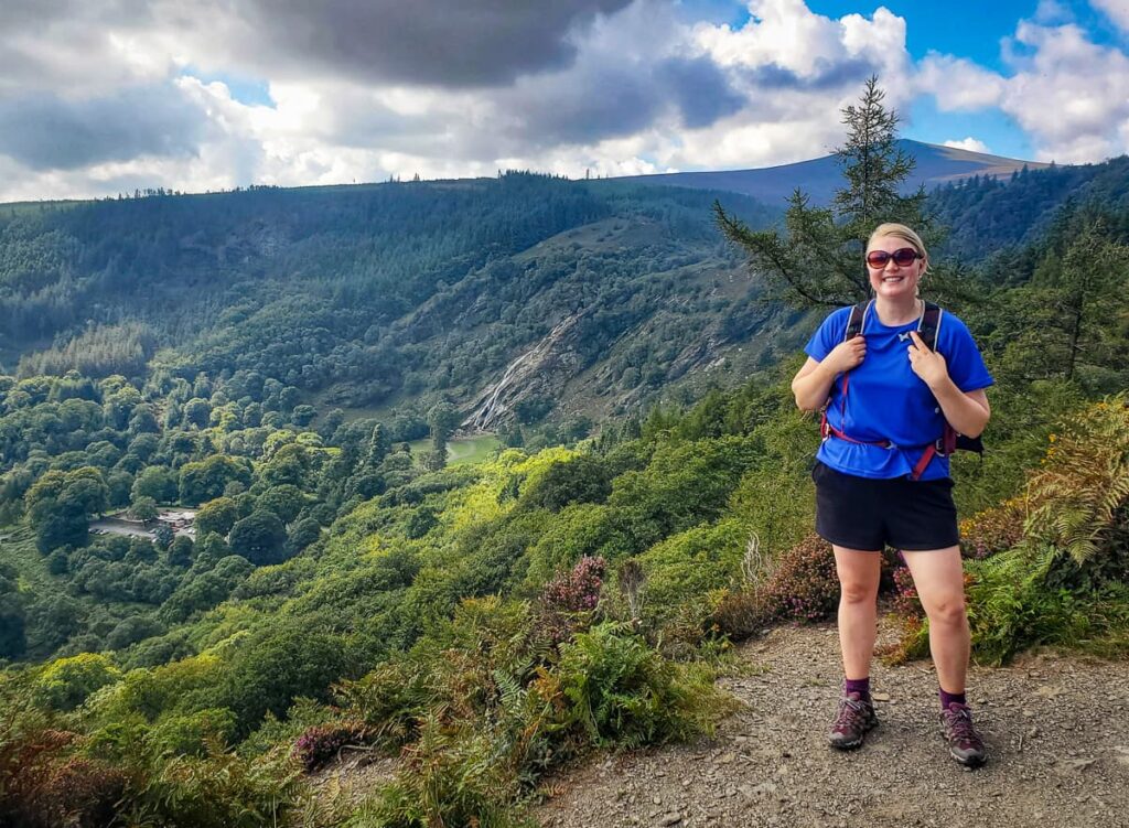 Sine at Powerscourt waterfall