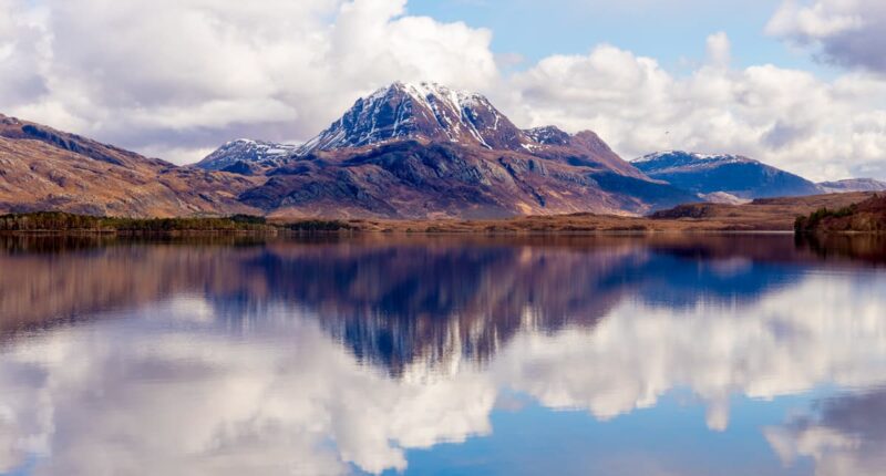 Slioch viewed across Loch Maree, North West Highlands