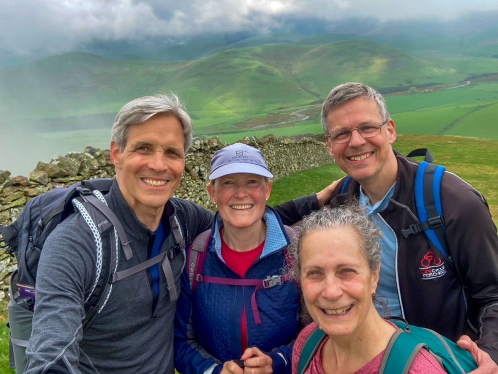 Our clients walking St Cuthbert's Way