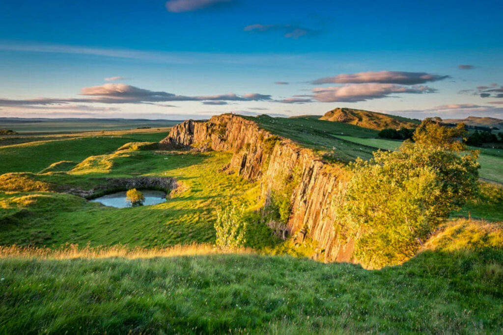 Sections of Hadrian's Wall Path can be found along on the Pennine Way