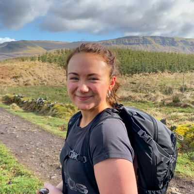 Absolute Escapes walking specialist on a hiking trail