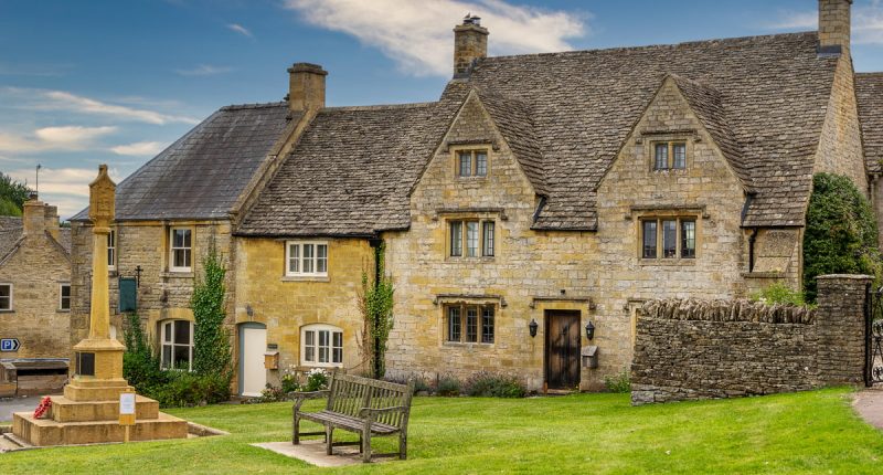 The Cotswold village of Guiting Power