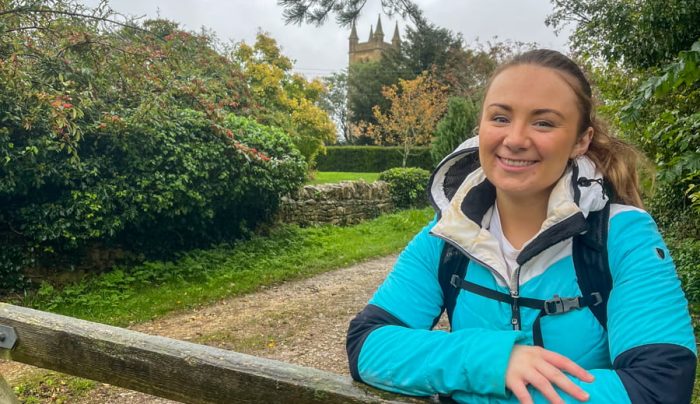 Our specialist, Kate, walking from Chipping Campden to Winchcombe
