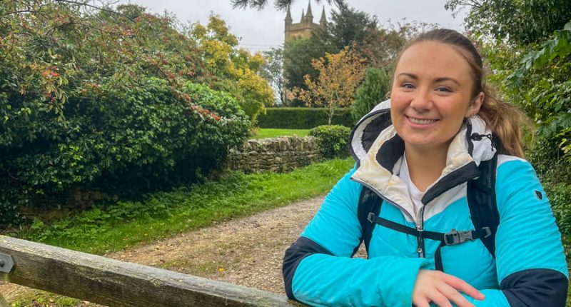 Our specialist, Kate, walking from Chipping Campden to Winchcombe