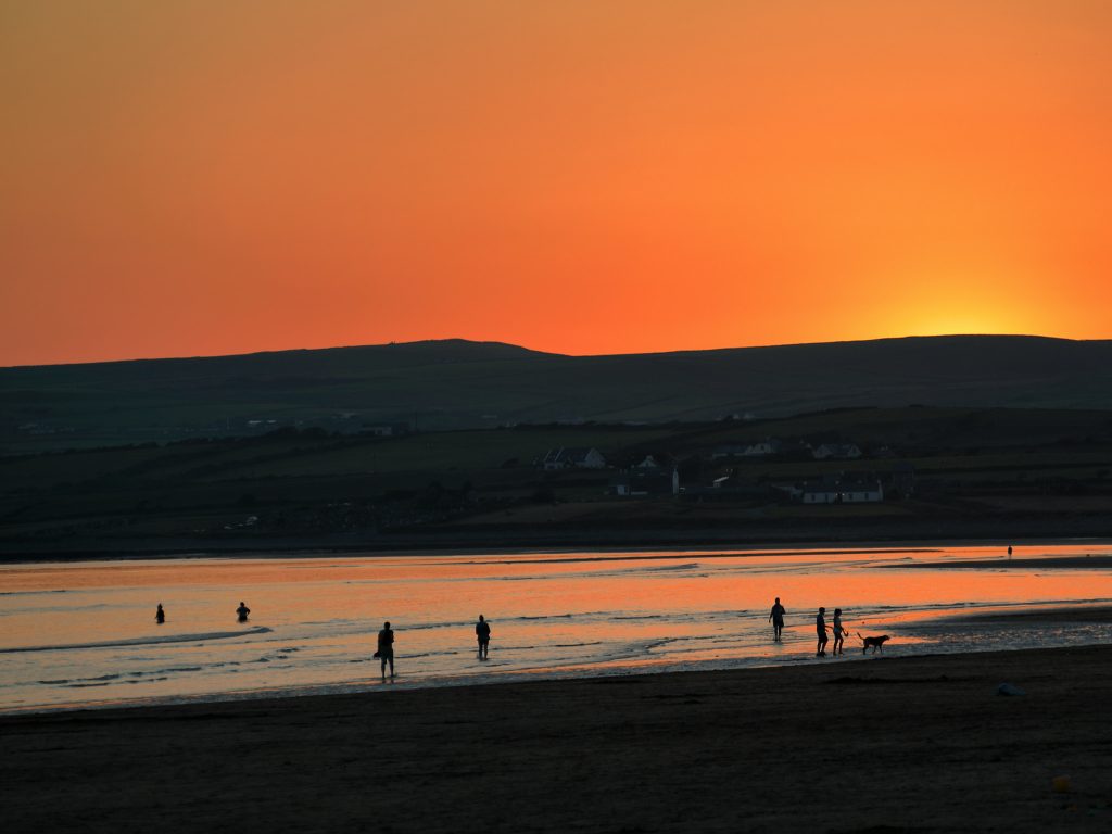 Lahinch beach - one of the best beaches to visit in Clare on a Wild Atlantic Way road trip