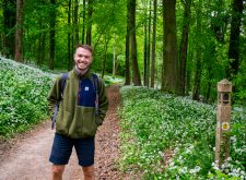Walking in Painswick on the Cotswold Way - one of the wonderful walks in England's picturesque Cotswolds.