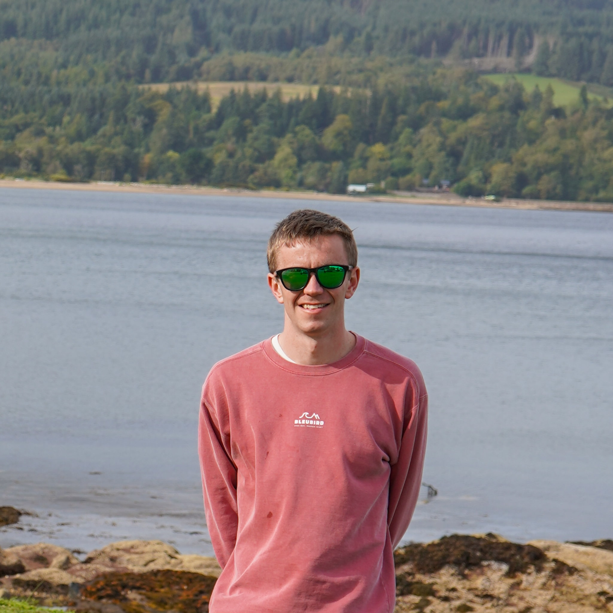 Hamish walking the Arran Coastal Way