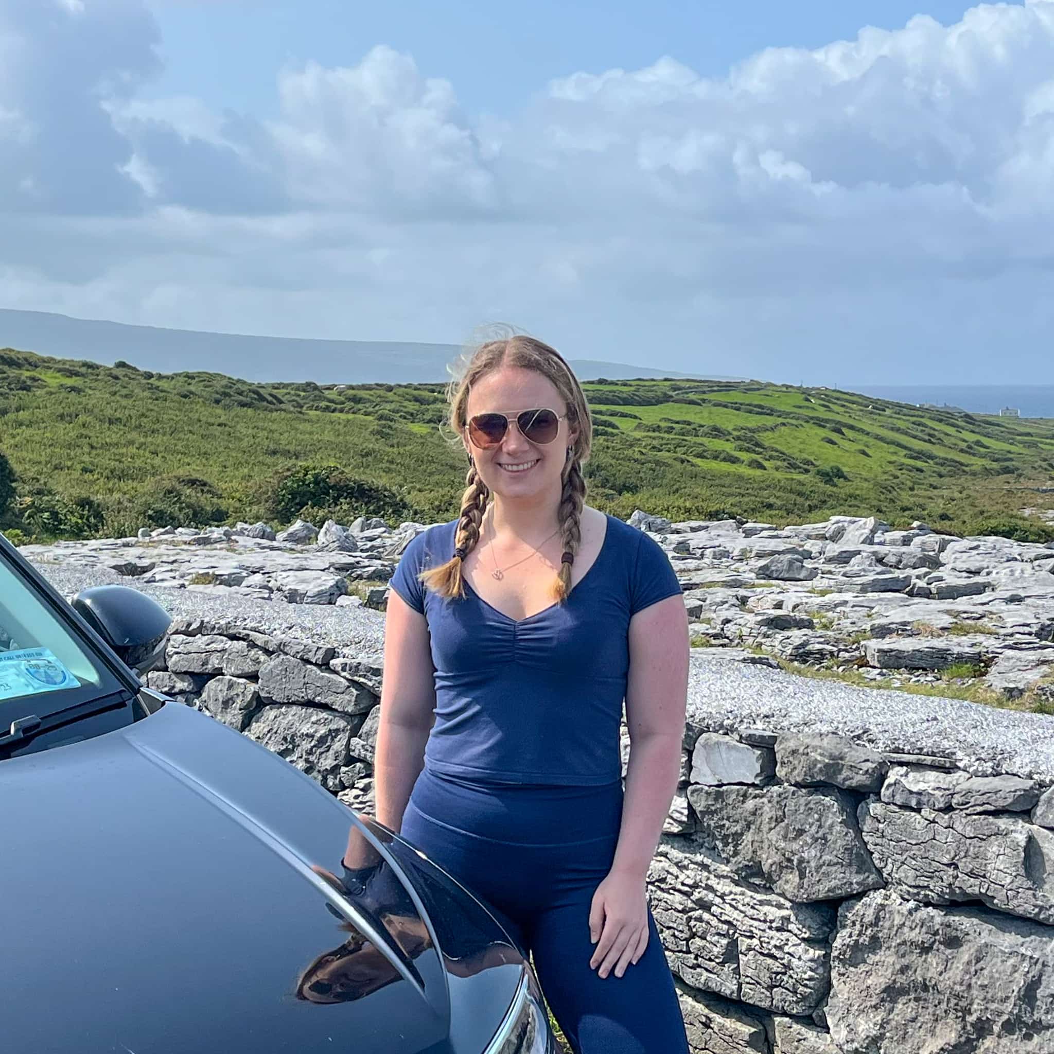 Kate exploring the Wild Atlantic Way